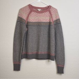 Fossil Sweater Sz Large Knit Sweater Wool alpaca Blend